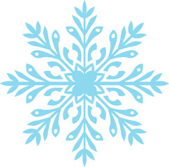 Decorative snowflake ornament drawing