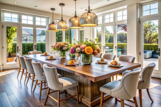 Capture Poliform's modern dining table elegance through candid lifestyle photography showcasing stylish interiors.