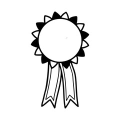 award ribbon rosette icon