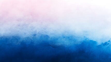 Obraz premium Blue pink watercolor cloudscape background