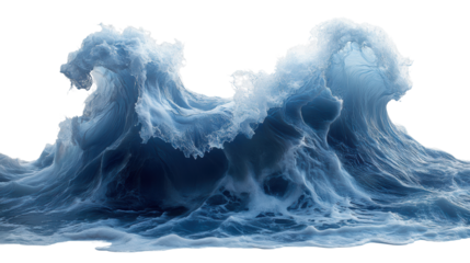A powerful ocean wave crashing with stunning details, showcasing the beauty and force of nature. Perfect for environmental themes and oceanic studies.