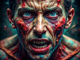 85 Extreme Disgust, Abhorrence, Phobia: A Conceptual Photography Stock Image