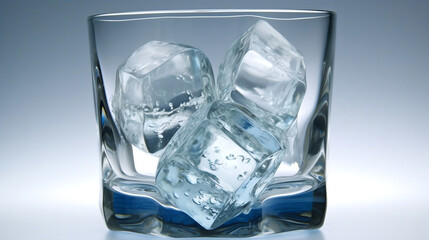 Crushed Ice in Glass