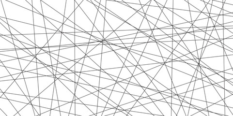 Abstract beautiful perfect random Diagonal lines background. Geometric lines pattern transparent background. Black and white abstract random chaotic liens with business banner design template, vector.
