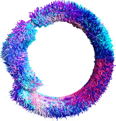 Abstract Shape in a Blue and Purple Swirl, Ideal for Design, Texture, or Decorative Elements