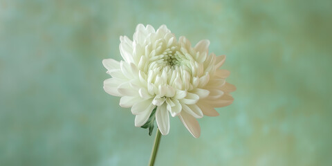 white chrysanthemum flower