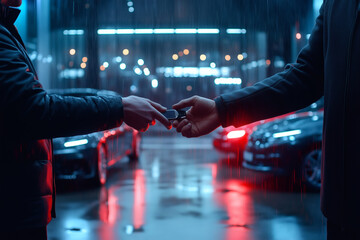 Key exchange in the rain