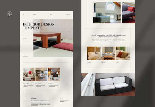 Interior News Letter Template