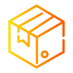 package Line Gradient Icon