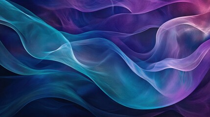 Obraz premium Modern Abstract Gradient Backgrounds with Flowing Curves on Non-Contrast Background in Octane Render Style. Crimson, Violet, Midnight, and Persian Blue Color Palette, Dreamlike Installations Concept