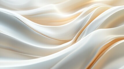 Modern Abstract Gradient Backgrounds with Soft Waves on Non-Contrast, Cinema 4D Style, Undulating Lines in Sinopia, Pale Chestnut, and Seashell Tones