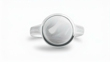 Elegant silver ring with a unique feather design. Minimalist jewelry.