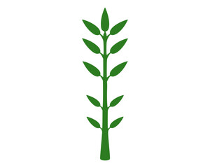 Fototapeta premium Simple Green Plant Illustration
