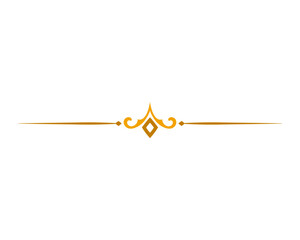 Elegant Golden Divider
