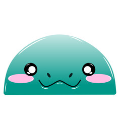 cute  cartoon vector, cartoon chibi face, drawing cartoon face easy and simple. Cute animal vector design