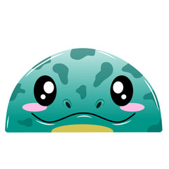 cute blue lizard vector, cartoon lizard face, drawing gecko face easy and simple. Cute reptile vector design