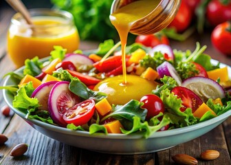 Honey Mustard Salad Dressing Recipe, Homemade Honey Mustard Vinaigrette, Best Honey Mustard Dressing for Salad, Easy Honey Mustard Recipe