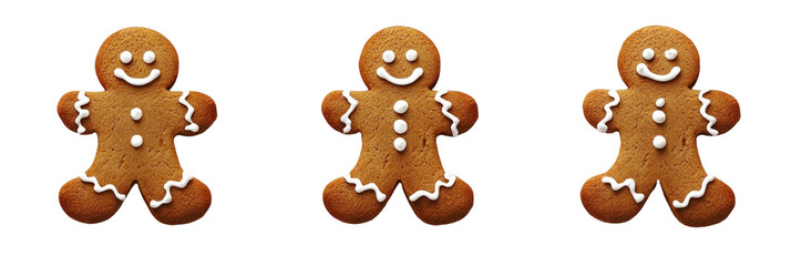 traditional gingerbread cookies on Transparent PNG