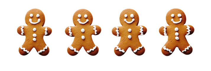 traditional gingerbread cookies on Transparent PNG