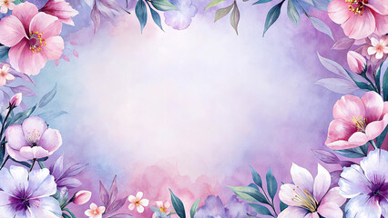 Fototapeta premium pink flowers background