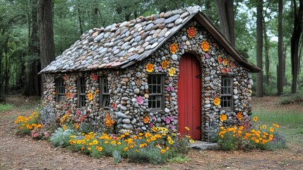 Pebble Cottage in Bloom