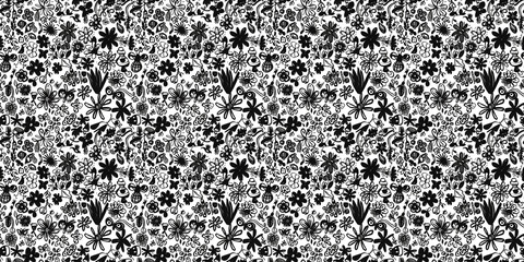 Cartoon hand-drawn doodles on the subject of summer holidays theme seamless pattern