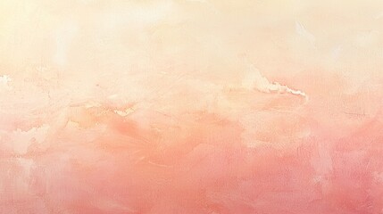 Fototapeta premium Abstract textured background in soft peach and cream tones with a subtle gradient effect and gentle brushstrokes