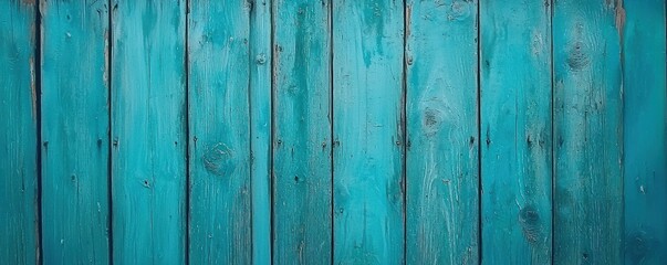 Weathered teal wooden planks with visible texture and grain perfect for rustic backdrops vintage themes or creative designs
