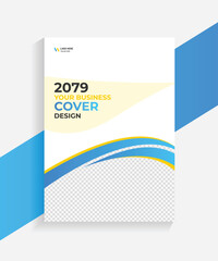 Fototapeta premium annual report cover professional book cover design