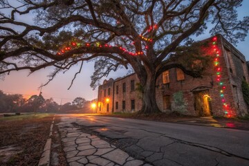 Urban Exploration: Vibrant Night Lightscape - Festival of Abandoned Architecture