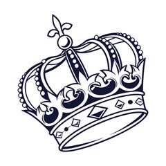 Crown Logo Design Vector