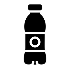 plastic bottle Solid icon