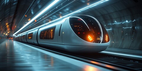 Futuristic Electromagnetic Underground Highways Network Transforming Transportation System