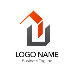 Logo Property Building Real Estate Company Design Template
