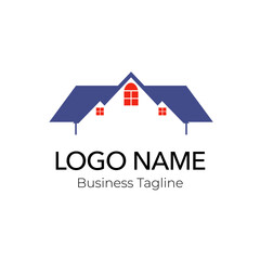 Logo Property Building Real Estate Company Design Template