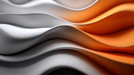 Obraz premium Abstract gradient waves flowing with smooth shadows and highlights