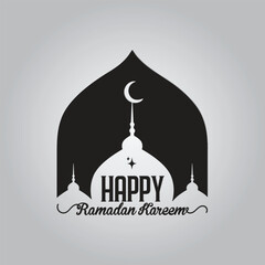 Ramadan Kareem Greeting Islamic Inspirational Typography Quote t-shirt Design And Lettering Vector