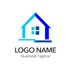 Logo Property Building Real Estate Company Design Template