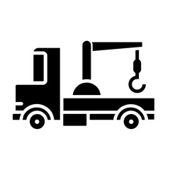 tow truck icon design	