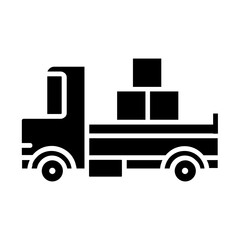 cargo truck icon	