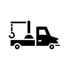 tow truck icon design	