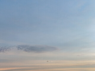 The sky in the afternoon with a beautiful texture. Clouds in the sky during the afternoon.
