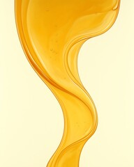 Golden Liquid Pouring, Abstract Texture