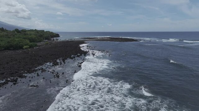 Comoros, Grande Comore, Foumbouni, ilot la Tcheka, fast forward view