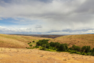 Fototapeta premium landscape with hills and valley