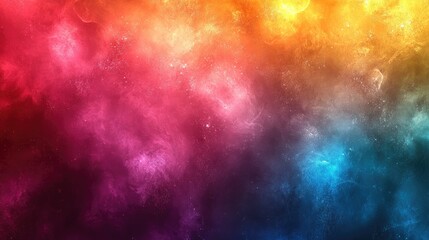 Fototapeta premium Vibrant abstract background featuring colorful swirling patterns and cosmic elements