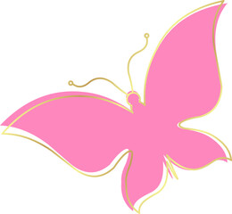 Butterflies Line Art Aesthetic