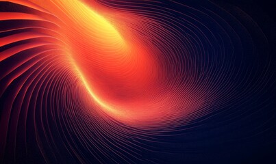 Abstract striped glowing textures forming polygonal gradients, vector illustration, Generative AI