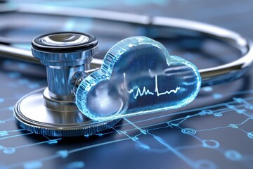 Explore the future of healthcare with Stethoscope connected to cloud platforms for secure data transmission Discover seamless integration, enhanced patient care, and real-time diagnostics