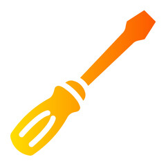 screwdriver Gradient icon
